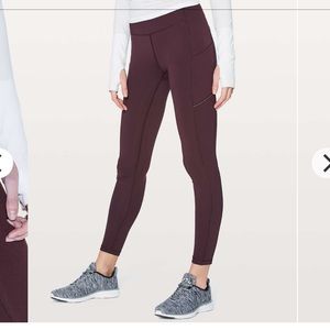 Lululemon Speed Up Tight in Luxtreme Garnet